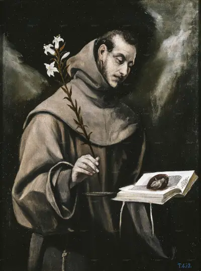 Saint Anthony of Padua El Greco